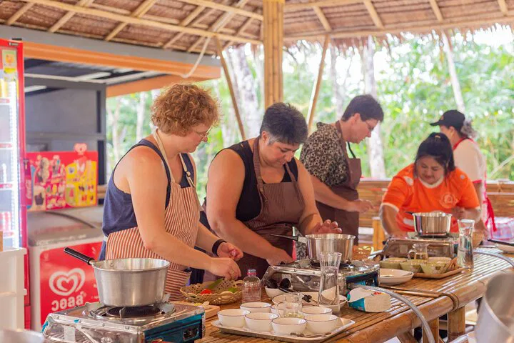 Khao Lak Culinary Adventure: Thai Cooking & Ethical Elephant ATV Tour!